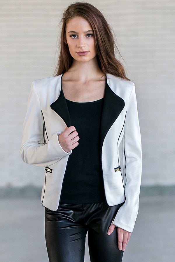 low top black and white blazers
