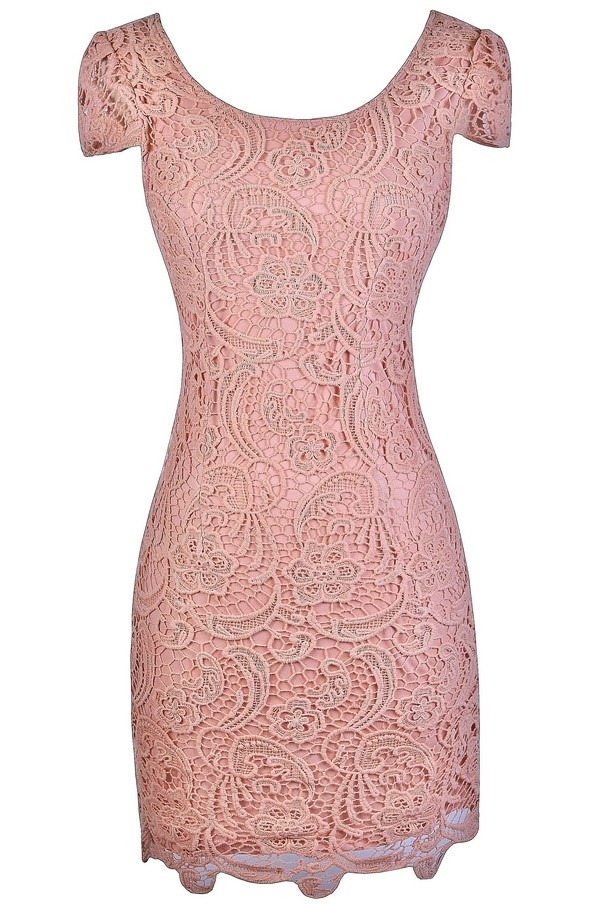 antique pink dress