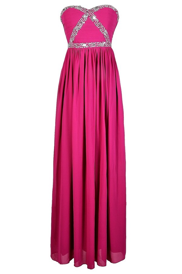 Fuschia maxi dress new arrivals