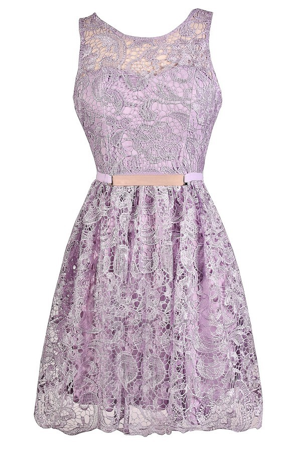 light purple lace dress