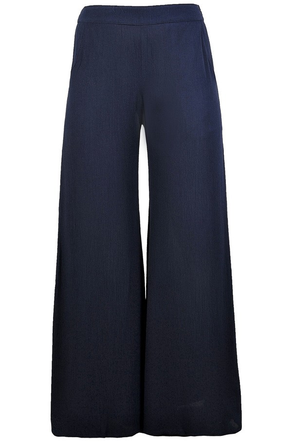 navy blue flowy pants