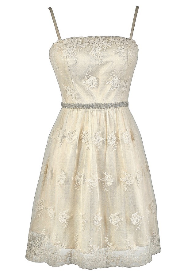 Ivory Embroidered Dress Cute Rehearsal Dinner Dress Cute Bridal Shower Dress Beige Embroidered Dress Beige Pearl Dress Ivory Pearl Dress Ivory Embroidered Pearl Dress Cute Ivory Dress Cute Beige Dress...