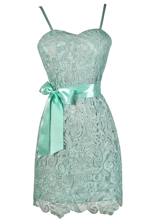 next mint lace dress