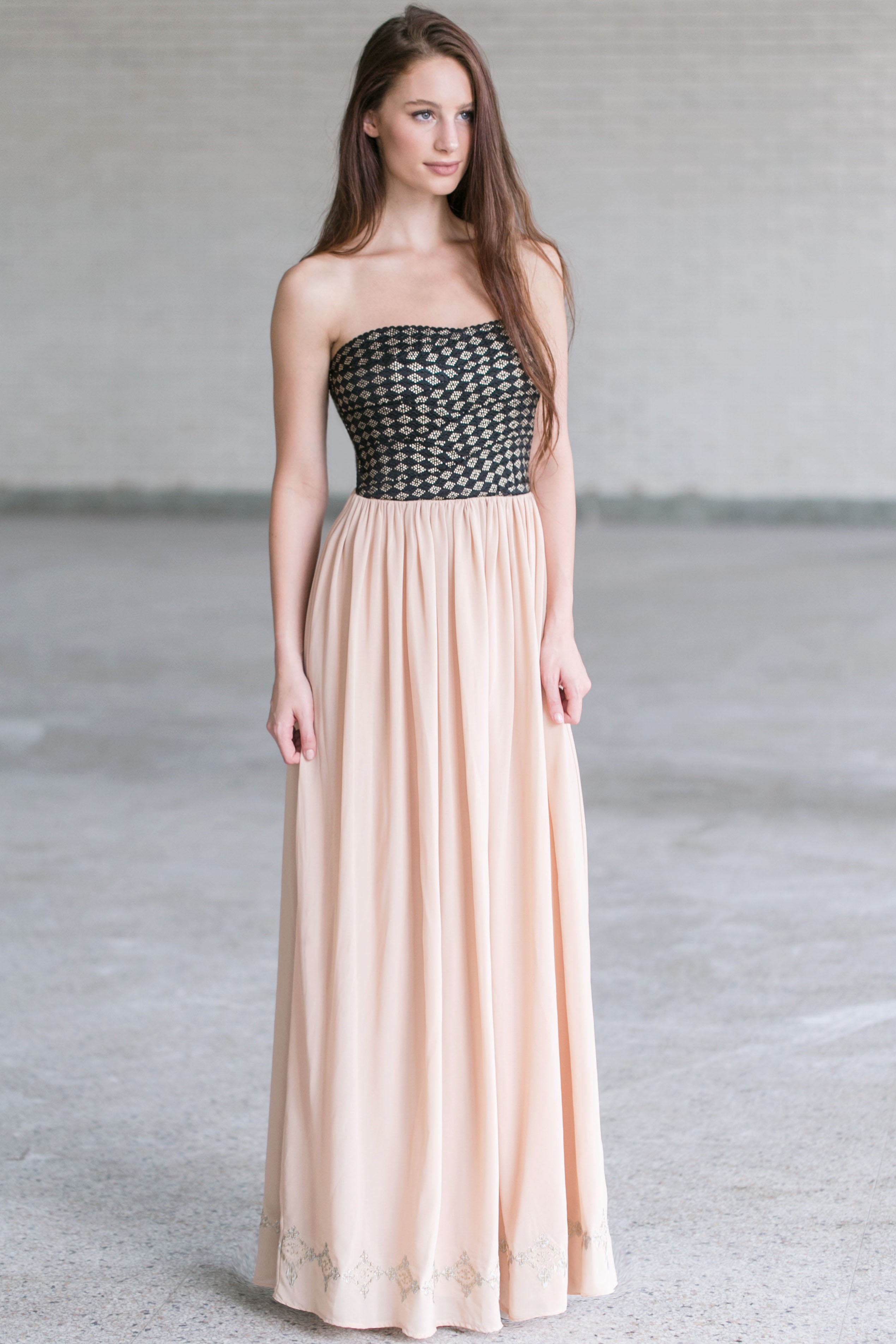 black and diamond dress