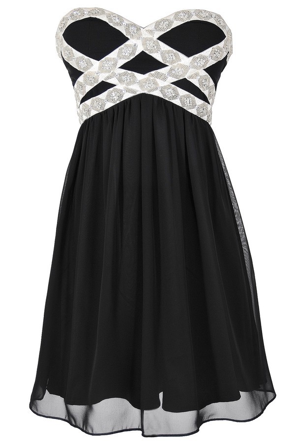 Sparkling Splendor Embellished Chiffon Designer Dress by Minuet in ...