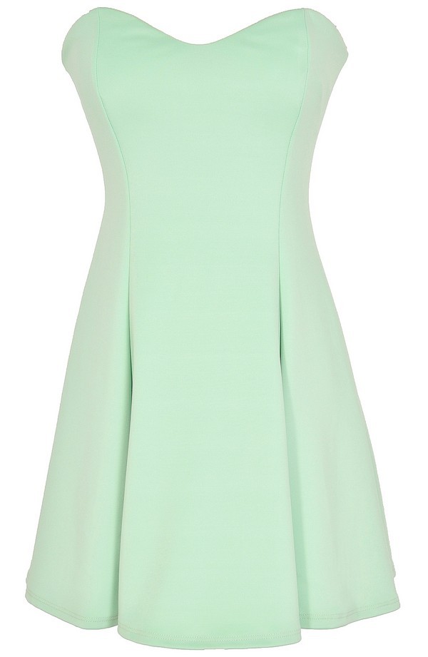 Light Green Skater Dress Elowyn Linen Blend Skater Dress ASTR The Label