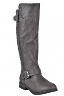 Gray riding boots clearance