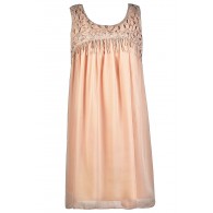 Cute Pink Dress, Pink Party Dress, Pink Trapeze Dress