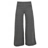 Black and Beige Printed Pants 