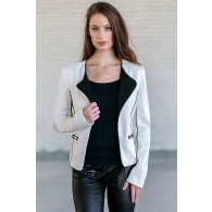 Black and White Blazer, Cute Work Outfit