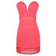 Pink Bodycon Dress, Cute Pink Strapless Dress, Pink Bodycon Bandage Dress, Cute Pink Club Dress, Ark and Co Pink Bandage Dress, Ark and Co Pink Dress, Ark and Co Pink Bodycon Dress