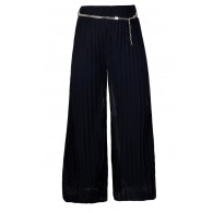 Navy Wide Leg Pants, Cute Navy Pants, Navy Belted Pants, Navy Works Pants, Navy Business Casual Pants