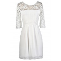 Off White Lace Dress, Off White Sheath Dress, Cute Bridal Shower Dress, Cute Rehearsal Dinner Dress, Off White Sheath Dress, Off White Bridal Shower Dress, Off White Rehearsal Dinner Dress