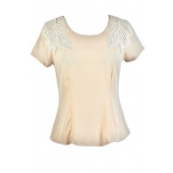 Cute Beige Top, Cute Cream Top, Cute Summer Top, Beige Crochet Top, Cream Crochet Top
