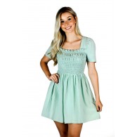 Light Sage Green A-Line Summer Sundress for Women