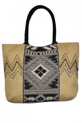 Southwestern Pattern Bag, Southwestern Tote Bag, Cute Summer Purse, Summer Tote Bag, Southwestern Embroidered Handbag, Carry On Tote Bag