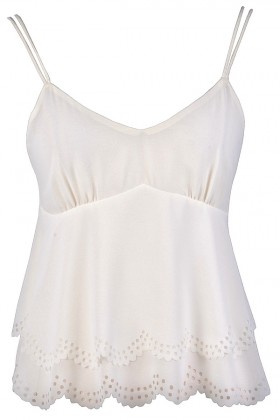 Cute Ivory Top, Cute Off White Top, Off White Summer Top, Cute Summer Top, Cute Flutter Top, Off White Eyelet Top, Ivory Eyelet Top, Cropped Summer Top