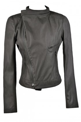 Cute Grey Fall Moto Jacket