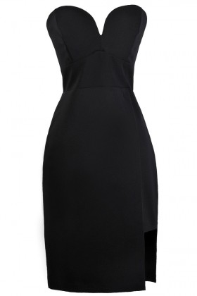 Black Strapless Dress, Cute Black Dress, Black Cocktail Dress, Online Boutique Dress