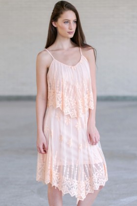 Pink Embroidered Flutter Top Dress, Cute Summer Dress, Boho Dress, Roaring 20s Dress, Great Gatsby Dress