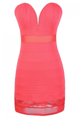 Pink Bodycon Dress, Cute Pink Strapless Dress, Pink Bodycon Bandage Dress, Cute Pink Club Dress, Ark and Co Pink Bandage Dress, Ark and Co Pink Dress, Ark and Co Pink Bodycon Dress