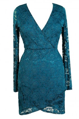 Cute Plus Size Dress, Teal Plus Size Dress, Lace Plus Size Dress, Teal Lace Plus Size Dress, Plus Size Party Dress, Plus Size Cocktail Dress