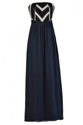 Cute Maxi Dress, Navy Maxi Dress, Cute Summer Dress, Summer Maxi Dress, Navy Summer Dress, Strapless Maxi Dress