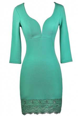 Green Dresses Mint Lace Dresses Cute Green Party Dresses Lily Boutique