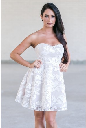 white sparkly bachelorette dress