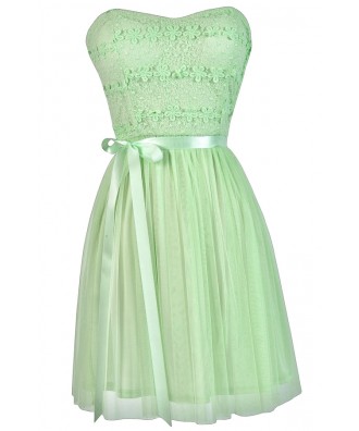 Mint Lime Summer Dress, Mint Lime Party Dress, Mint Lime A-Line Dress, Cute Summer Dress, Mint Lime Bridesmaid Dress, Cute Mint Lime Dress, Cute Party Dress, Cute Summer Dress