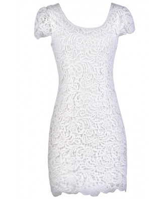 Ivory Lace Pencil Dress, Ivory Capsleeve Pencil Dress, Cute Ivory Dress, Ivory Lace Rehearsal Dinner Dress, Ivory Lace Bridal Shower Dress, Ivory Pencil Dress