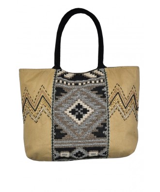 Southwestern Pattern Bag, Southwestern Tote Bag, Cute Summer Purse, Summer Tote Bag, Southwestern Embroidered Handbag, Carry On Tote Bag