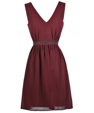 Cute Party Dress, Burgundy Party Dress, Maroon Party Dress, Burgundy Cocktail Dress, maroon Cocktail Dress, Cute Burgundy Dress, Cute Maroon Dress, Burgundy Bridesmaid Dress, Maroon Bridesmaid Dress
