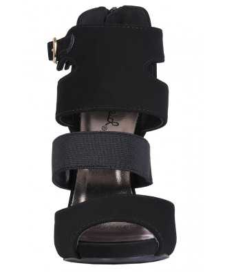 strappy bootie sandals
