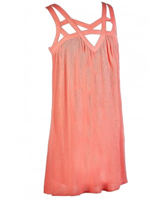 Pink Cutout Dress, Cute Summer Dress, Pink Summer Dress Lily Boutique