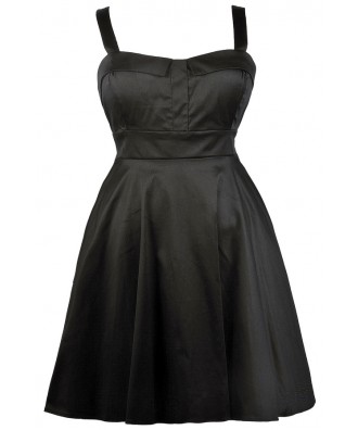 Black Plus Size Dress, Cute Plus Size Dress, Black Plus Size Party ...