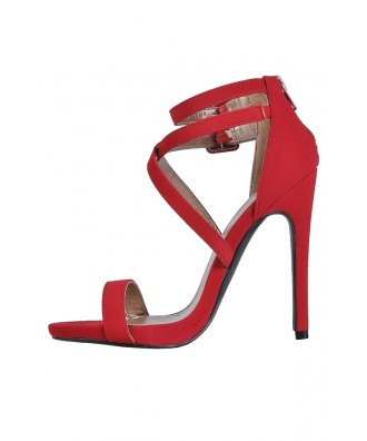 Red Stiletto Heels, Cute Red Heels, Red Dressy Heels Lily Boutique