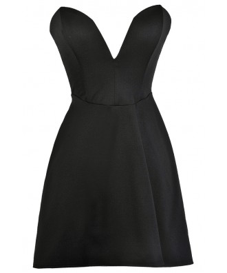 Cute Black Dress, Little Black Dress, Black Party Dress, Black Cocktail Dress