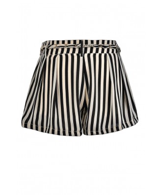 Black and Ivory Stripe Shorts, Cute Stripe Shorts, Nautical Stripe ...