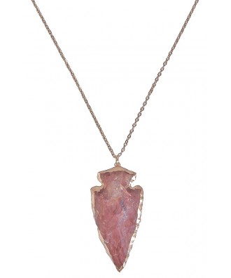 Gold Arrowhead Pendant, Bohemian Jewelry, Cute Jewelry