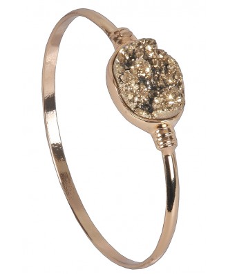Gold Pyrite Bracelet, Cute Jewelry, Gold Jewelry