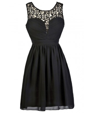 Cute Black Dress, Black Party Dress, Online Boutique Dress