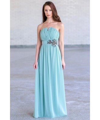 Sage Green Maxi Bridesmaid Dress