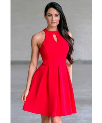 red party dress, holiday dress