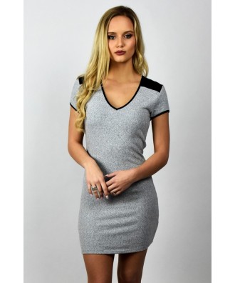 Grey T-Shirt Dress 