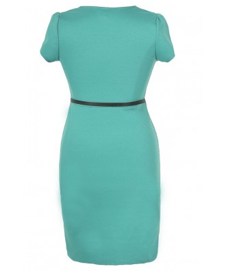 Plus Size Business Dress, Jade Green Plus Size Dress, Plus Size Work ...