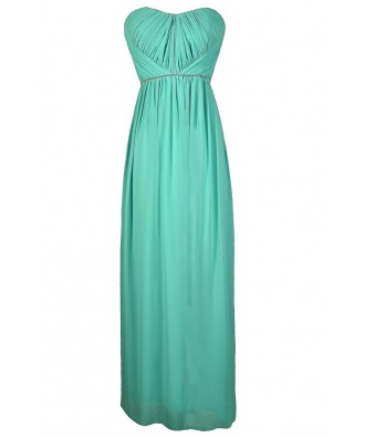 Teal Maxi Dress, Teal Rhinestone Maxi Dress, Teal Embellished Maxi Dress, Teal Maxi Bridesmaid Dress, Teal Chiffon Dress, Teal Chiffon Bridesmaid Dress, Teal Rhinestone Homecoming Dress