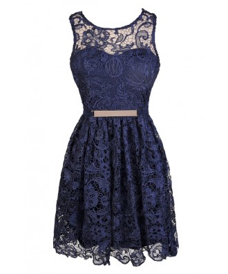 Navy Lace Dress, Cute Navy Dress, Cute Blue Lace Dress, Navy Lace Bridesmaid Dress, Blue Lace Bridesmaid Dress, Navy Summer Dress, Navy Lace A-Line Dress