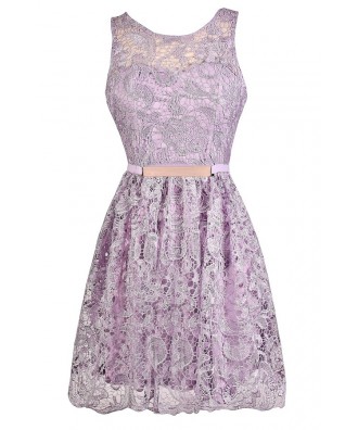 Cute Lavender Dress, Lavender Lace Dress, Lavender Bridesmaid Dress, Purple Lace Dress, Cute Purple Dress, Lavender A-Line Lace Dress, Purple Lace Party Dress