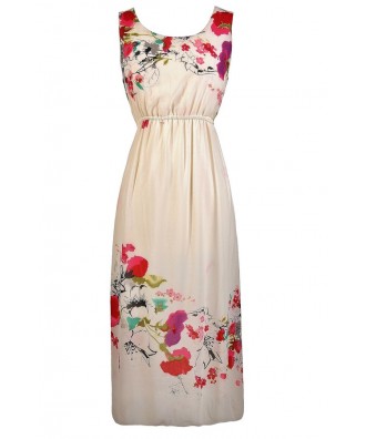 Watercolor Floral Dress, Beautiful Floral Dress, Floral Maxi Dress, Long Floral Dress, Floral Midi Dress, Watercolor Dress